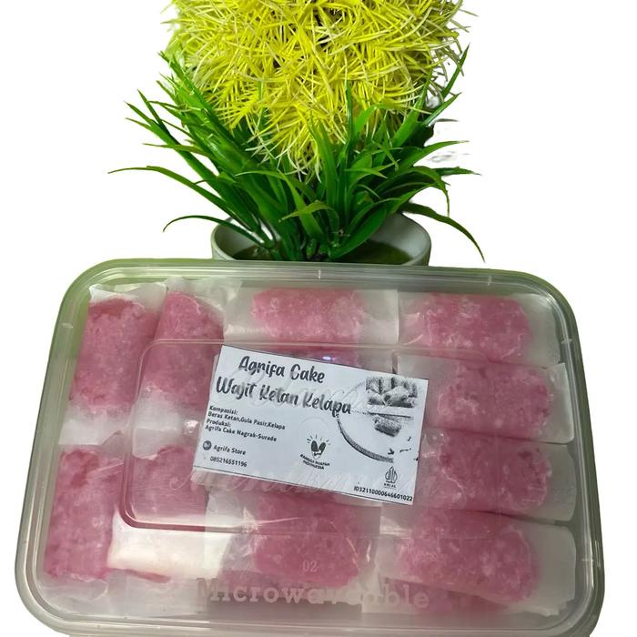 

HJK Wajik ketan kelapa original food khas bandung 1 box isi 35 pcs