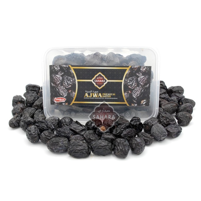 

HJK Kurma Ajwa 500gr Korma Nabi Premium Original Madinah Shifa Nabawi