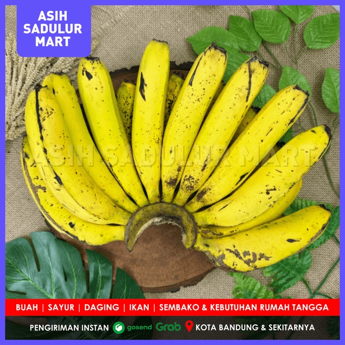 

HJK Buah pisang frui Sunpride manis enak 1kg 1 sisir