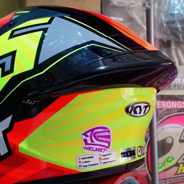 ready stok spoiler 3d kyt tt course original