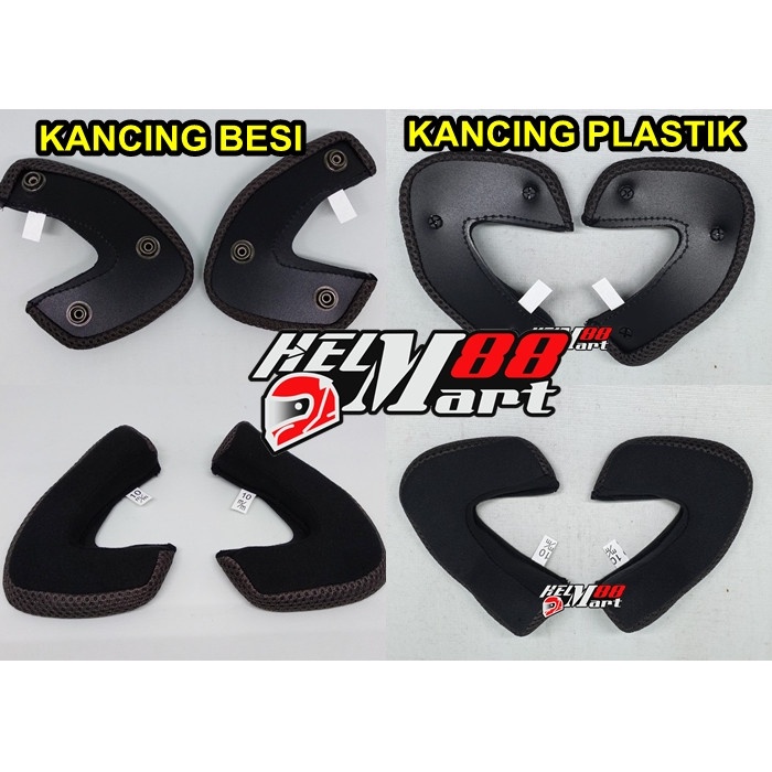 ready stok busa pipi zeus 610 triangle zeus 610 cheekpad zeus 610 original