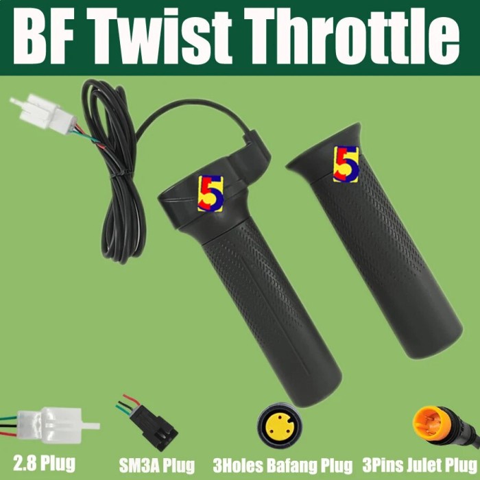 EBIKE THROTTLE BAFANG THOTTLE BAFANG MOTOR THROTTLE+JULET/SM/2.8 PLUG