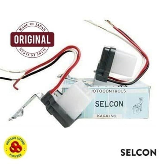 Jt Mntb" Fotosel Selcon Photocell 6A Sensor Cahaya Photocell Selcon 6 A