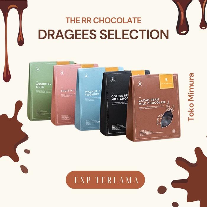 

Terbaru The Rr Chocolate Dragees 100Gr Coklat Kopi Cokelat Almond Kacanmede Ready