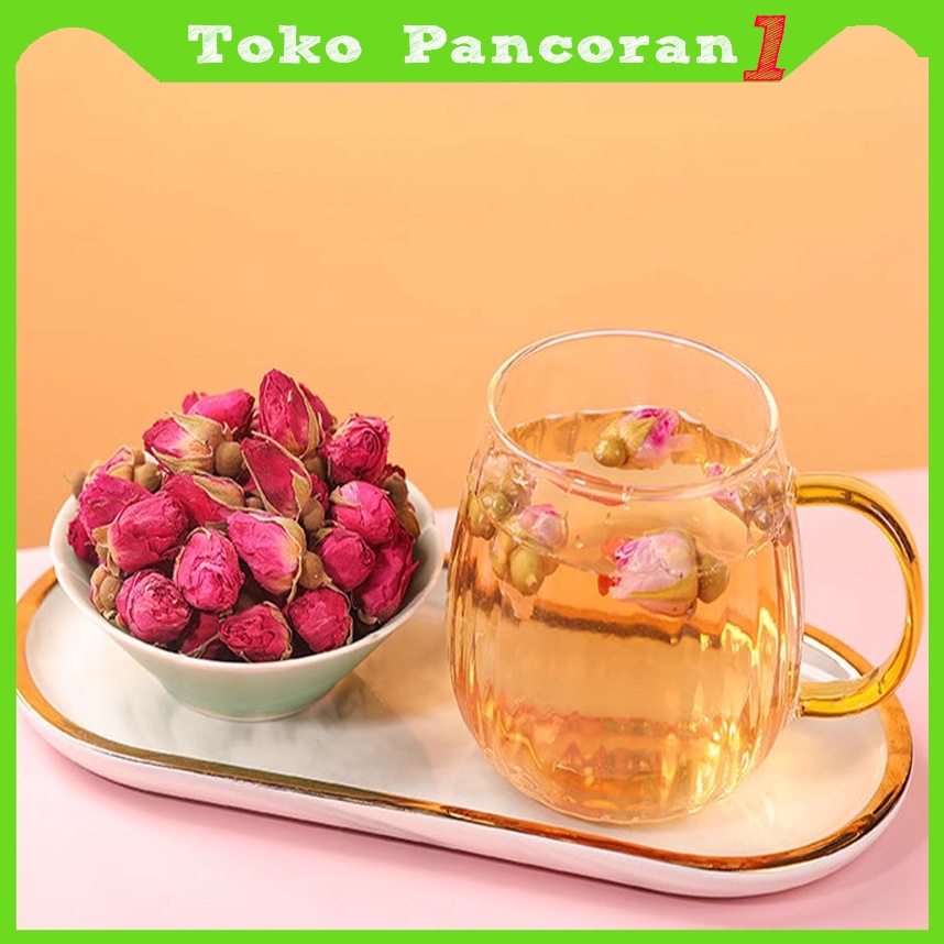 

( PROMO ) Teh Bunga Mawar Red Rose Buds Flower Tea 50g BEST SELLER