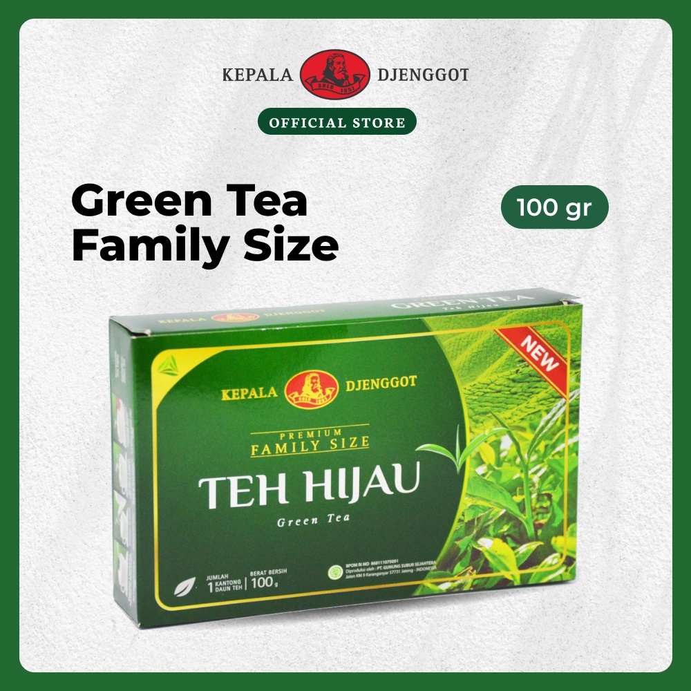 

( PROMO ) Green Tea Family Size 100 gr - Teh Hijau Seduh BEST SELLER