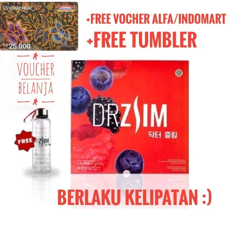 

( PROMO ) DRZLIM FIBER ORINAL 1 BOX ISI 10 SACHET BEST SELLER