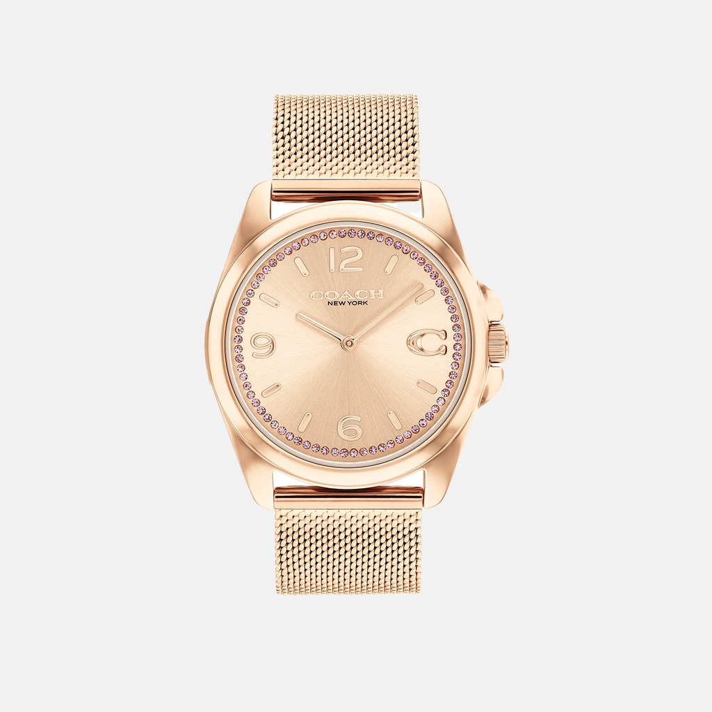 Coach Greyson Carnation Gold Watch, 36mm - Jam Tangan Wanita