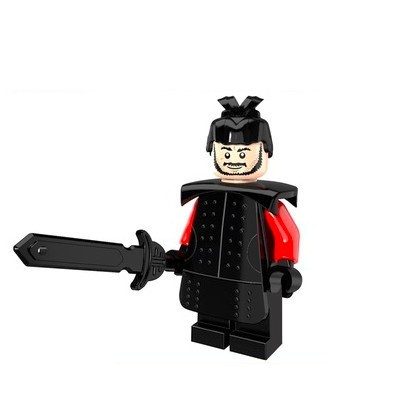 Castle China Qin Dynasty Mausoleum Terracotta Warriors Action Figure Mini s