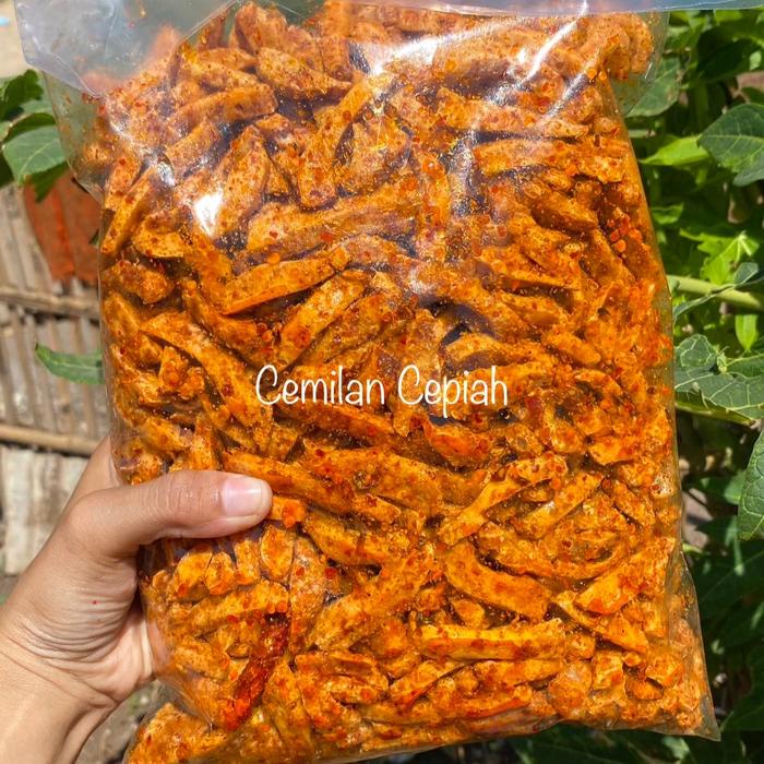 

HJK Cemilan Cepiah - Basreng Pedas Daun jeruk 1kg / Cemilan instan