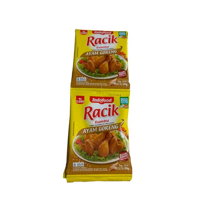 

HJK 1 Renceng Indofood Bumbu Racik 25 Gram isi 10 Sachet Instan Masakan Bawang Kuah