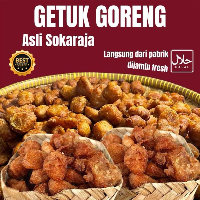 

GETUK GORENG SOKARAJA ASLI CAMILAN MANIS Snack Kering Makanan