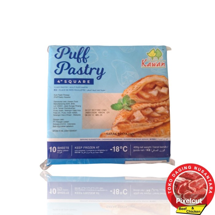 

KAWAN PUFF PASTRY SQUARE 10 SHEETS