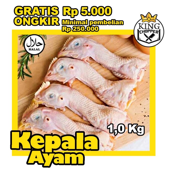 

HJK Kepala Ayam Bersih 1Kg