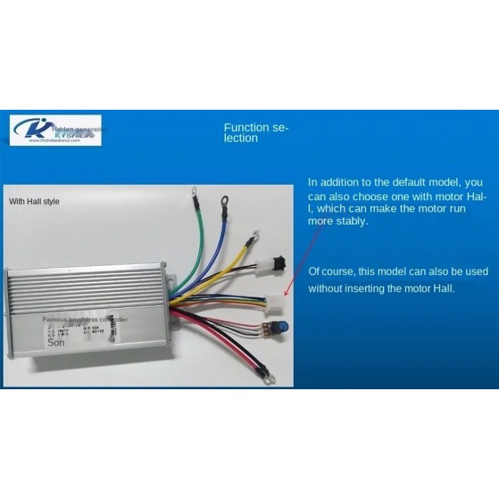 DC12V 24V 36V 48V 500W 600W 700W -1200W BRUSHLESS MOTOR CONTROLLER