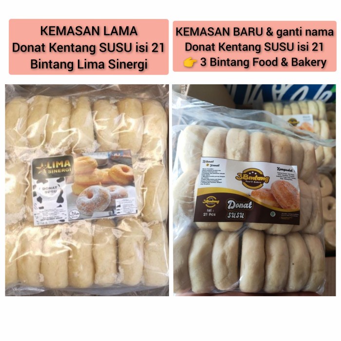 

HJK 3D Donat Kentang isi 20 termasuk double gula halus