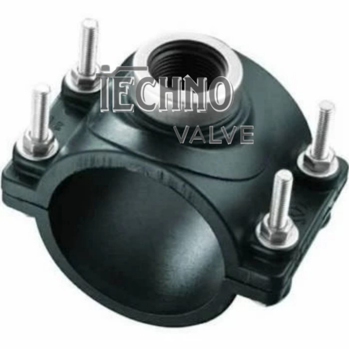CLAMP SADDLE PIPA HDPE 32MM x 1/2" INCH