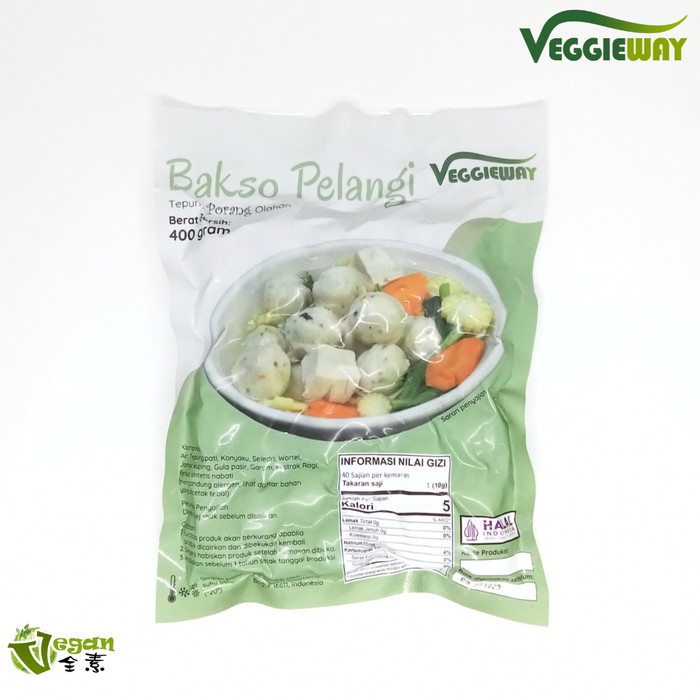 

Bakso Pelangi / Bakso Sayur Vegan Vegetarian