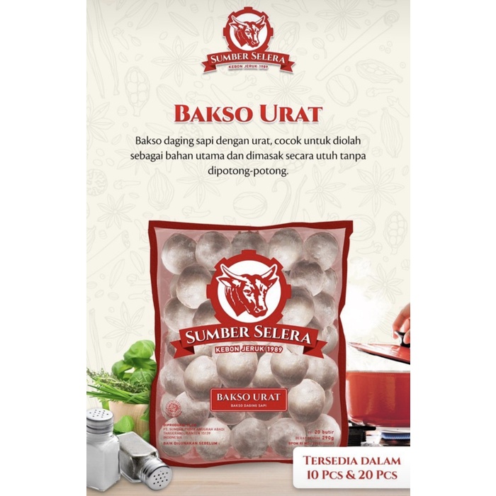 

Sumber Selera Bakso Sapi Polos / Serbaguna / Premium / Bakso Keju
