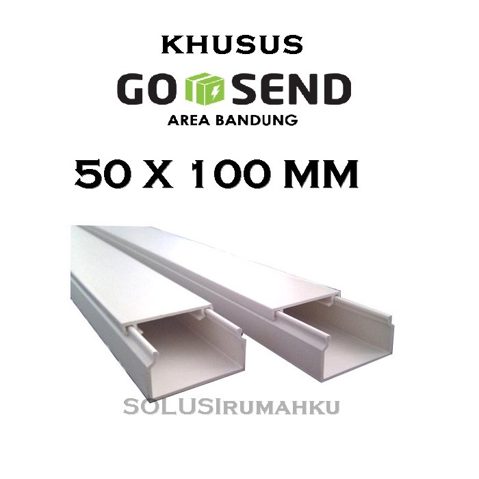 KABEL DAK NISO 50 X 100 MM / DUCTING CABLE PVC PELINDUNG PROTEKTOR