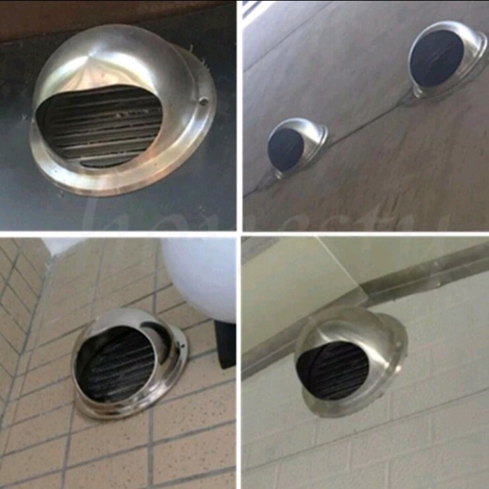 END DUCTING 4" GRILL FLEXIBLE DUCTING 4 IN /PENUTUP VENTILASI CEROBONG