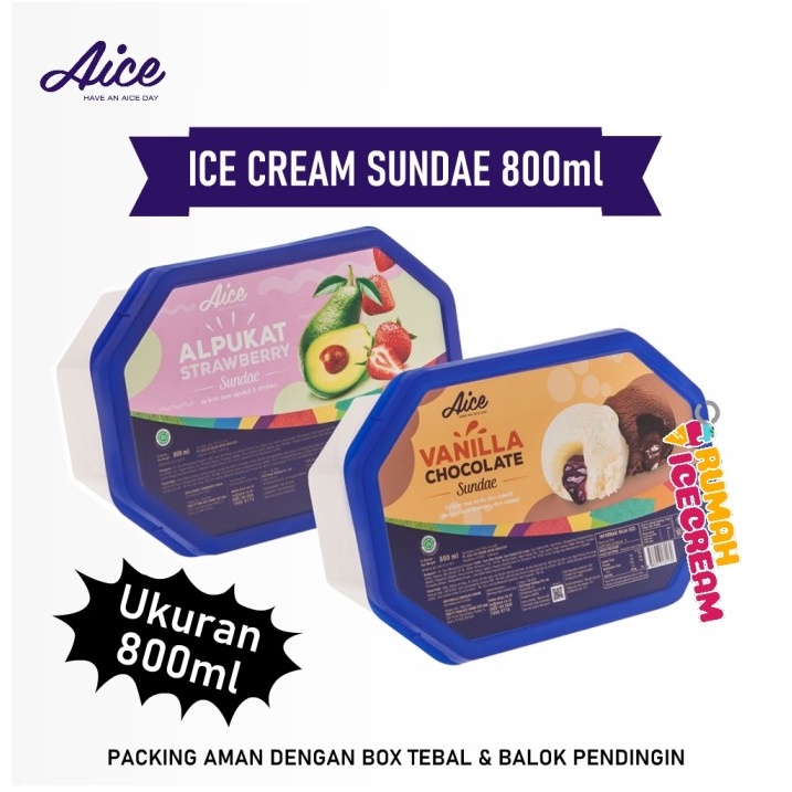 

Ice Cream Aice Sundae 800ml