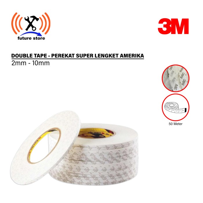 

READY STOK 3M DOUBLE TAPE TRANSPARAN PEREKAT DOUBLE SIDE TAPE LEM LCD TOUCHSCREEN LEM ADHESIVE SUPER