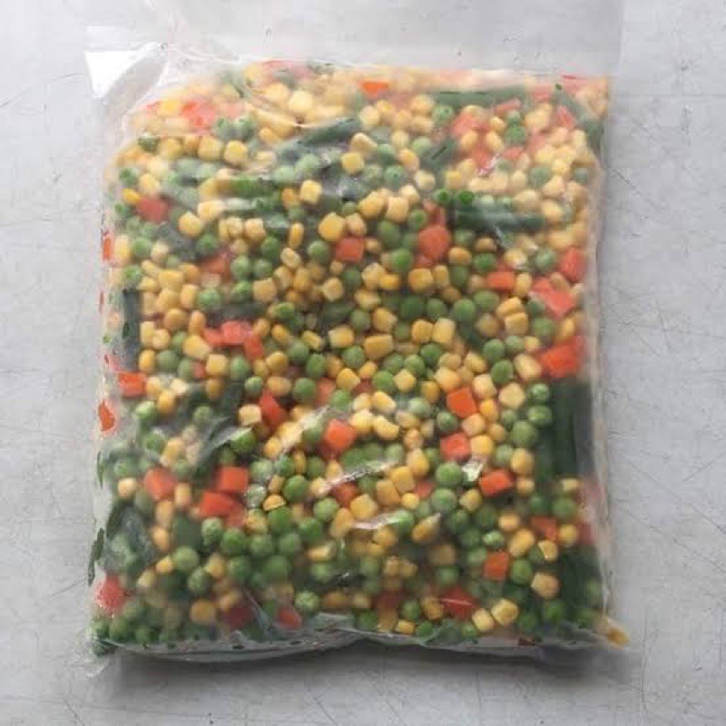 

Mix 4 Vegetables sayuran beku mixed 4 way 1 KG