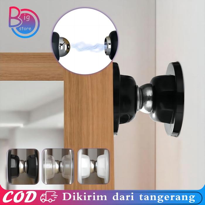 1set Door Stopper Pintu Magnet Door Stoper Magnet Penahan Pintu Magnet Door Stoper Pintu