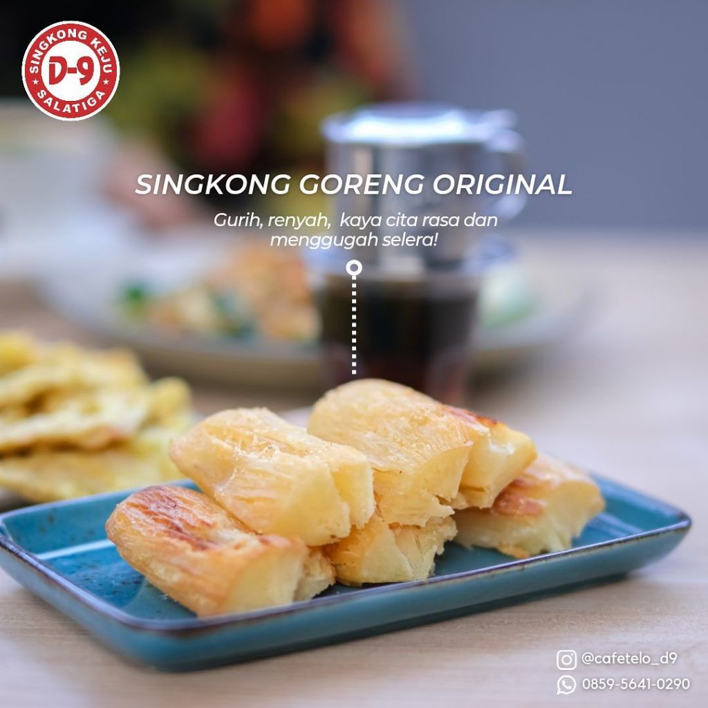 

Singkong Keju D9 Asli Salatiga / Singkong D9 Frozen / Singkong Frozen