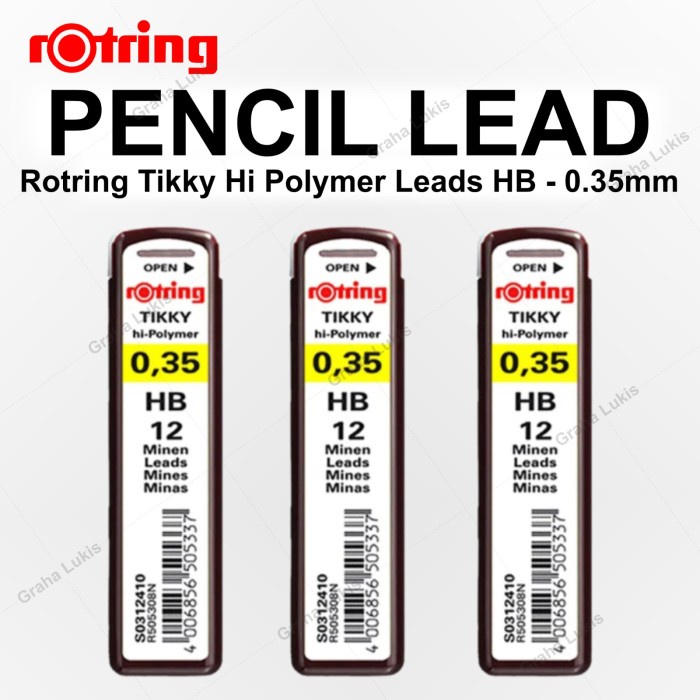 

ATKJaya- Rotring Tikky Hi - Polymer Pencil Lead 0.35 - HB