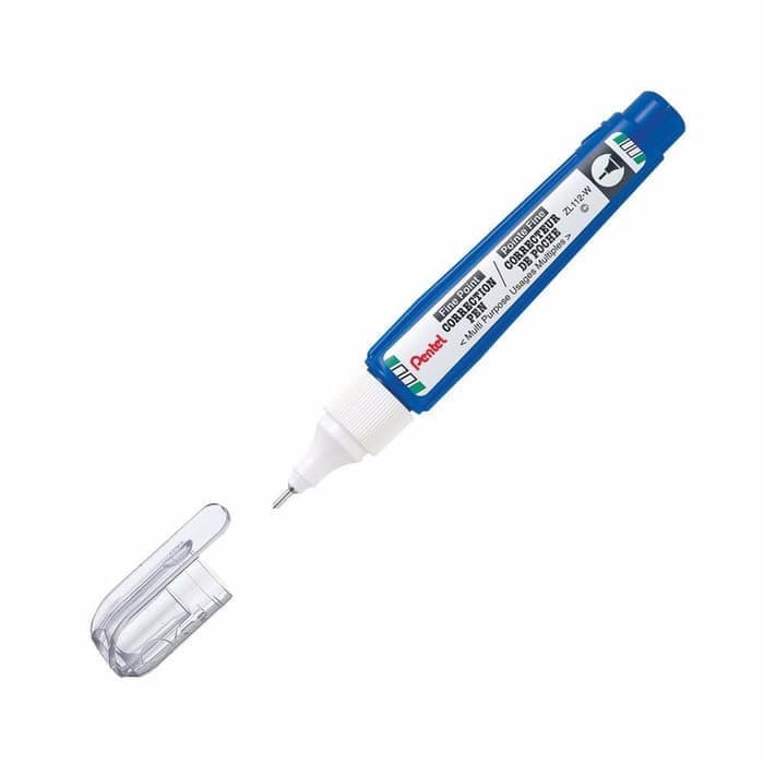 

ATKJaya- Pentel Correction Fluid Pen ZL112-W / Tip Ex Kertas Cair Berkualitas