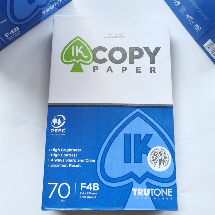 

ATKJaya- IK Copy Paper 70g F4 Kertas Fotokopi Kertas Print IK Flexo