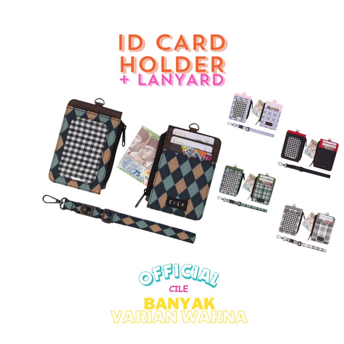 

ATKJaya- ID Card Holder Name Tag Lanyard Dompet Kartu - IDCLV