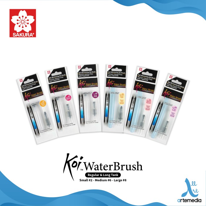 

ATKJaya- Kuas Lukis Sakura Koi Round Nib Water Brush