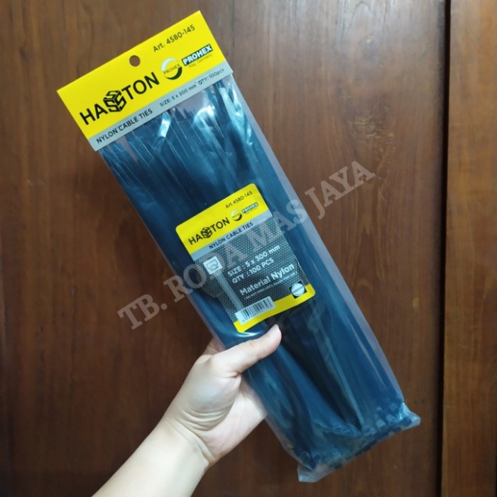 

ATKJaya- Kabel Ties/Tali Kabel/Cable Ties Haston Hitam 30 cm