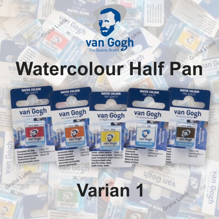 

ATKJaya- Van Gogh Watercolour Half Pan - Satuan - Varian 1