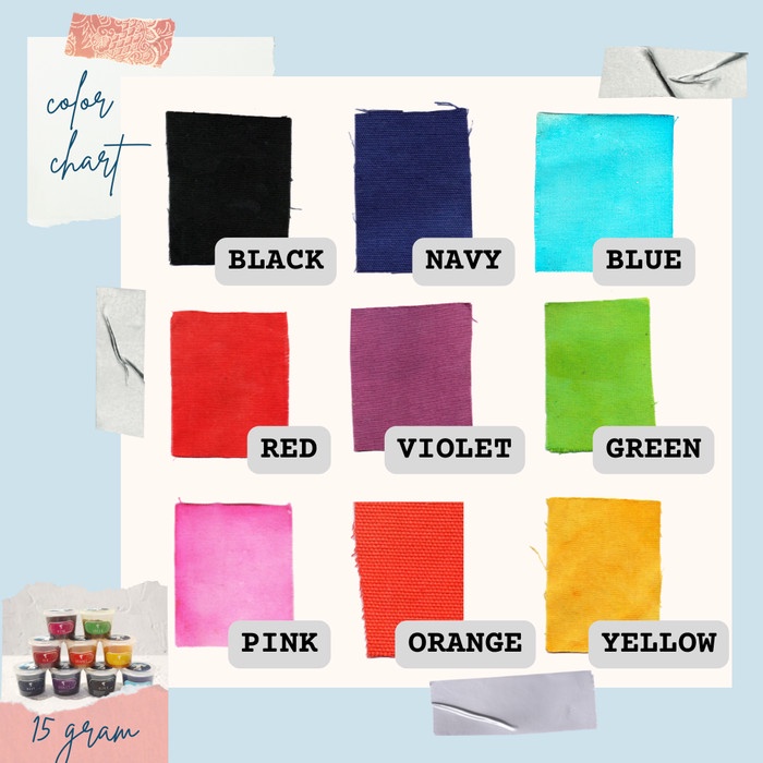 

ATKJaya- Pewarna kain dan tekstil untuk celup & ikat (tie dye/shibori)