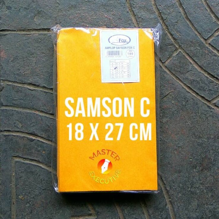 

ATKJaya- Fox Amplop C Samson Coklat - 18 x 27.5 cm - 1/2 Folio