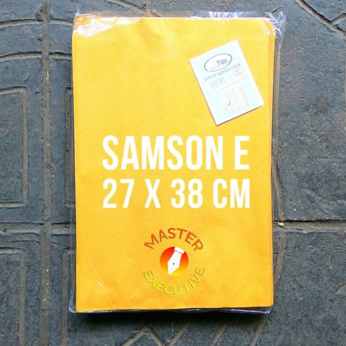 

ATKJaya- Fox Amplop E Samson Coklat - 27.5 x 38 cm - Map