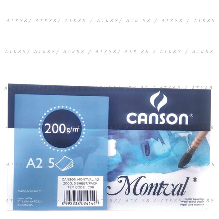 

ATKJaya- Canson Montval A2 200gsm (5 Lembar)