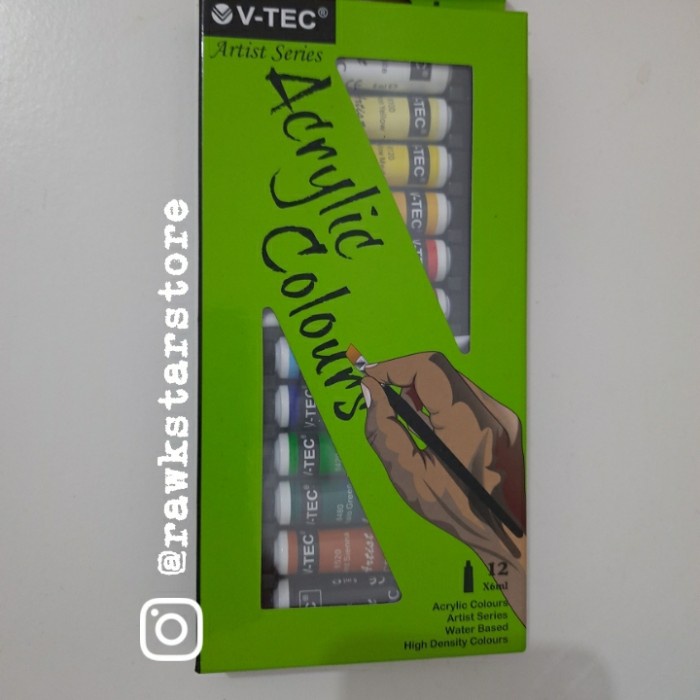 

ATKJaya- Cat Akrilik Vtec Acrylic 6ml 12 warna