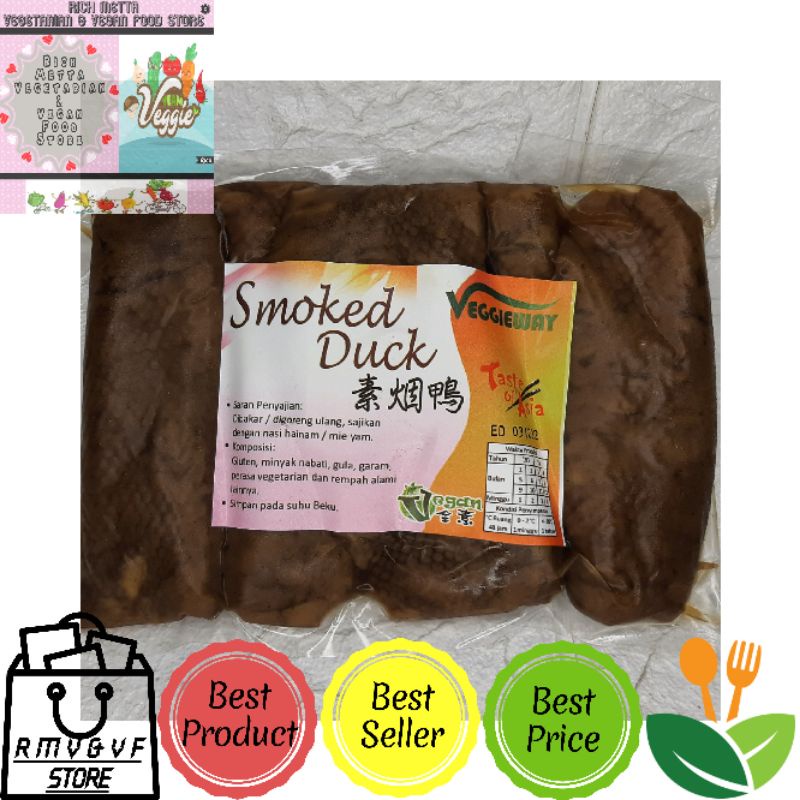 

Veggie Way Smoked Duck Vegan / Bebek Asap Nabati Frozen Food Vegetarian