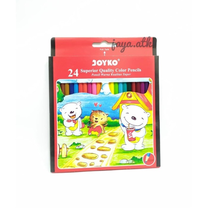 

ATKJaya- PENSIL WARNA 24 WARNA JOYKO PENSIL WARNA PENSIL GAMBAR JOYKO 24 PB