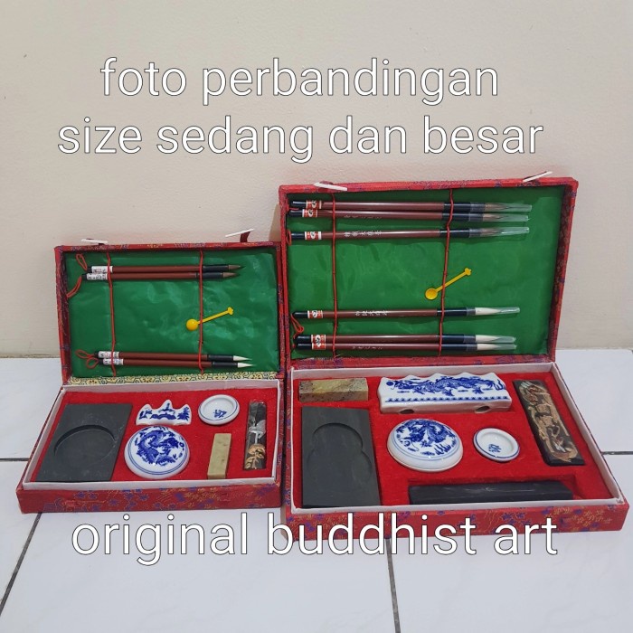 

KUAS MAOBI KALIGRAFI CHINA PERSET SEDANG INCLUDE TINTA ZHUSHA
