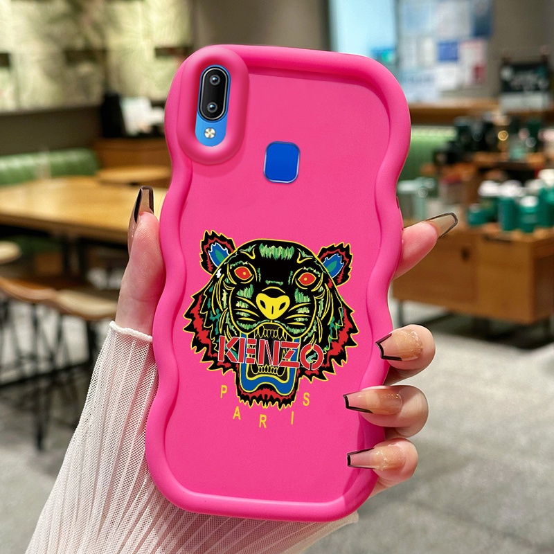 Casing Hp Untuk VIVO Y91 Y91i Y93 Y95 Y91C Y1s Y90 Case Casing grafiti macan tutul HP Kesing gelang 