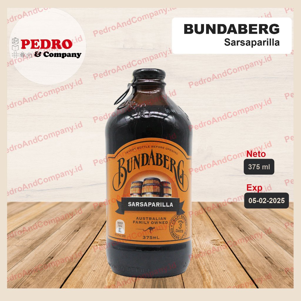 

Bundaberg SARSAPARILLA drink 375 ml - soda minuman berkarbonasi