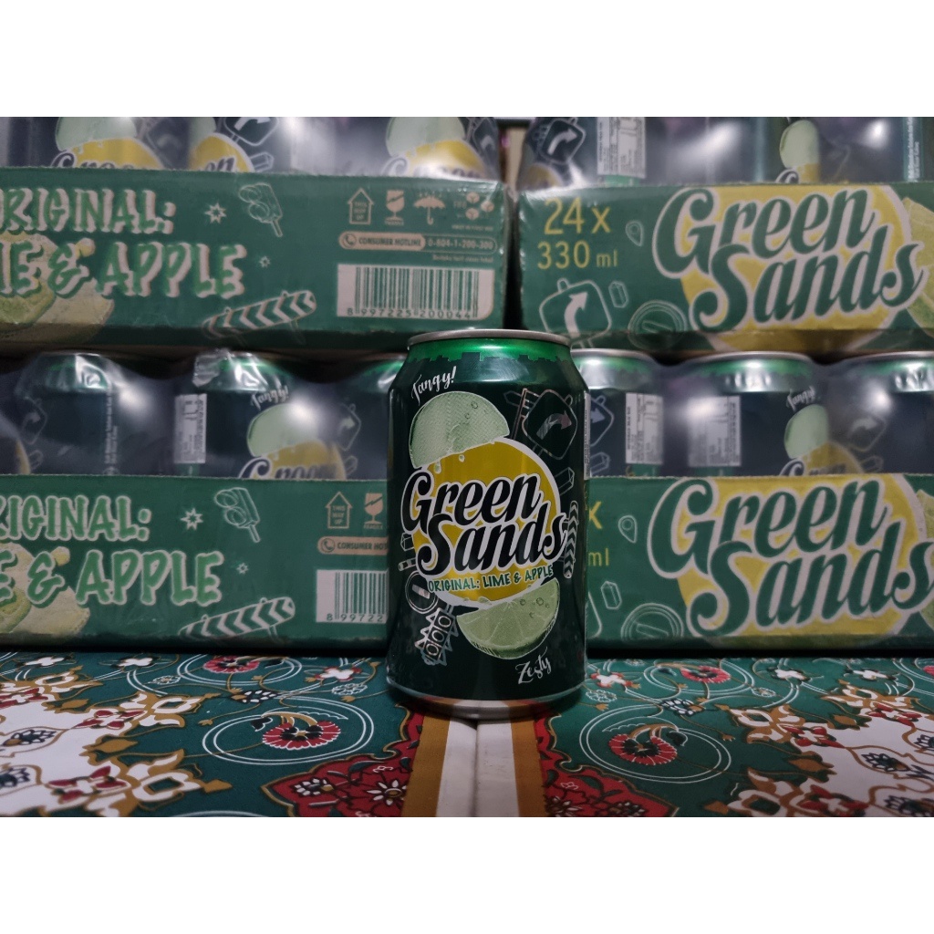 

Minuman bersoda Green Sands per Karton 24x330ml