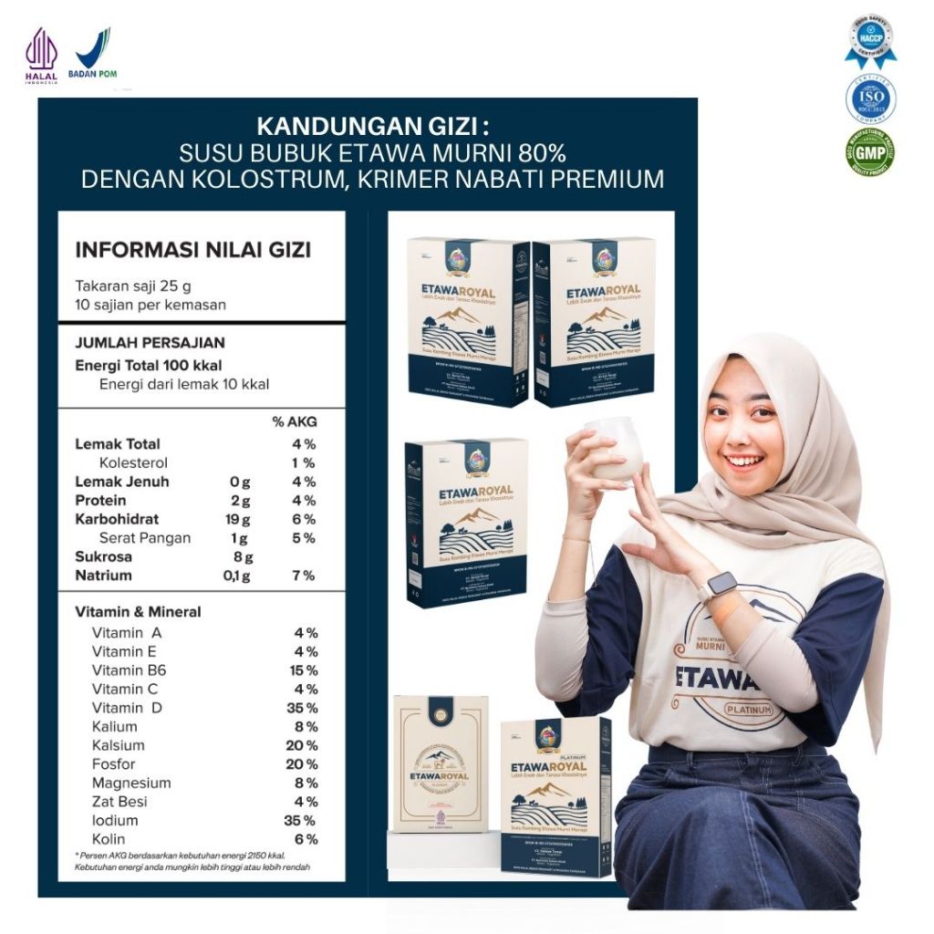 

Etawaroyal Perubahan merk Etawaplus Platinum Asli Susu Kambing Etawa Tingkatkan Kepadatan &
