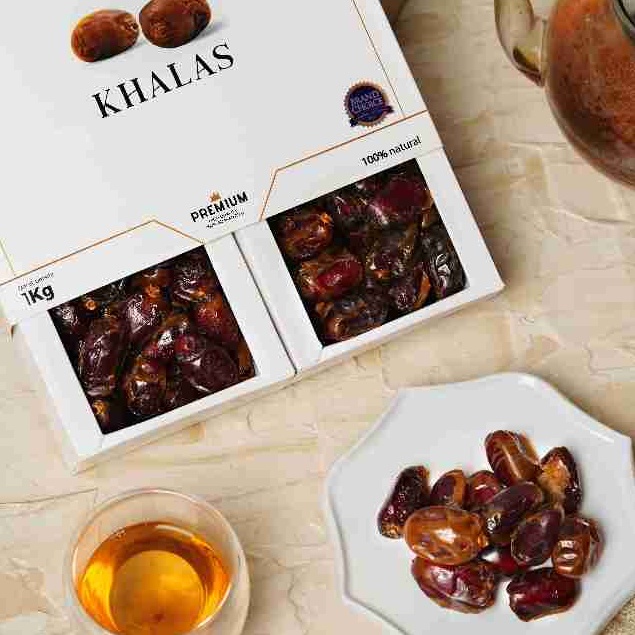 

Timur Tengah Kurma Khalas 1Kg Premium Original High Quality